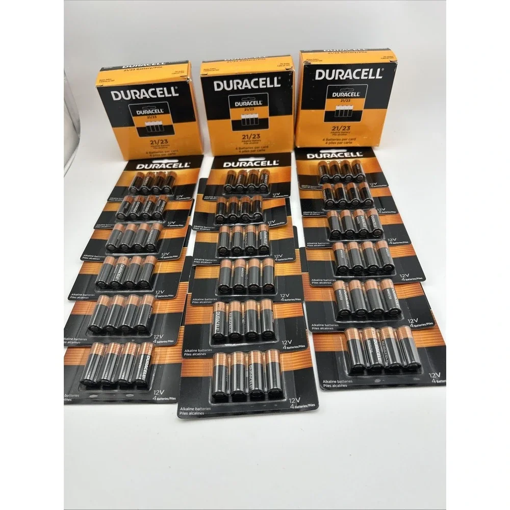 Duracell MN21B4 21/23 Alkaline 12 Volt Batteries 3 BOX Of 24-72 Total EXP 2029